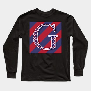 Old Glory Letter G Long Sleeve T-Shirt